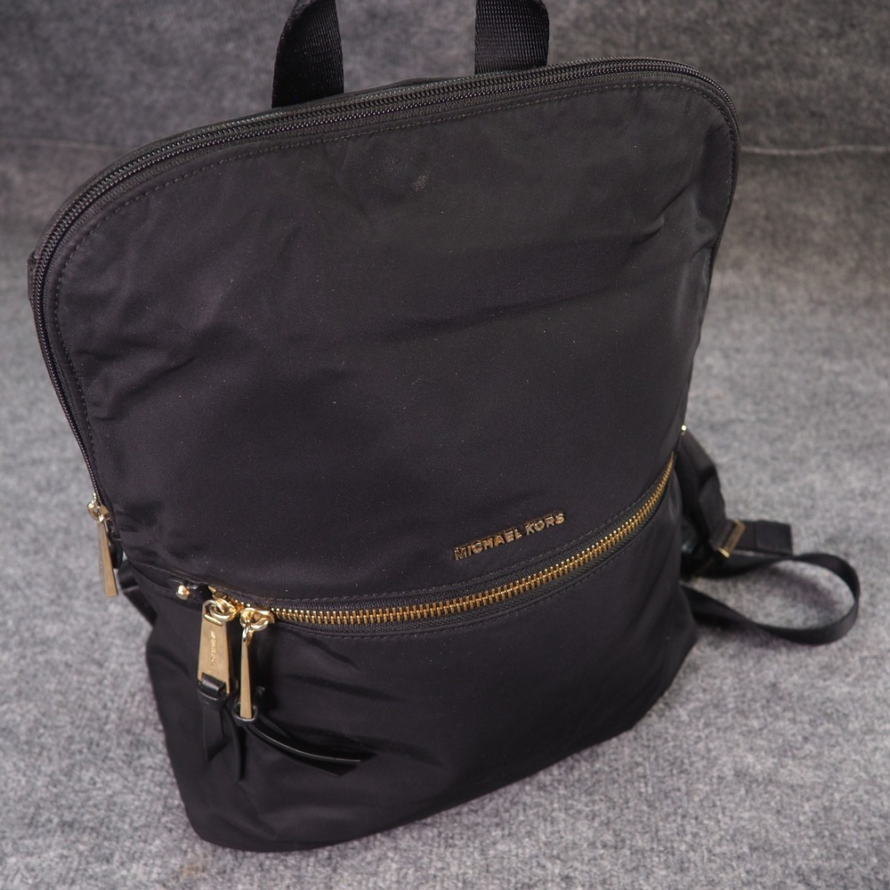 Michael Kors Abbey Backpack Women Med 30T8GP5B2C Black Nylon Designer